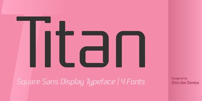 Titan OT Font Poster 1